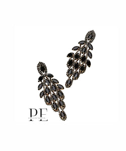 Black Pea statement Earrings