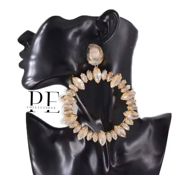 Round Aziza Earrings