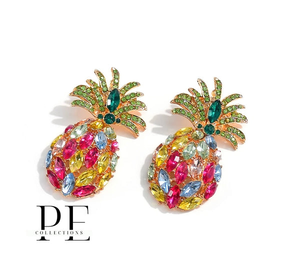 Pineapple colorful Earrings