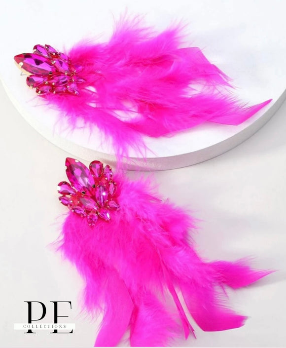 Pink Sav earrings
