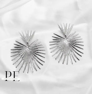 Silver HeartStar Earrings