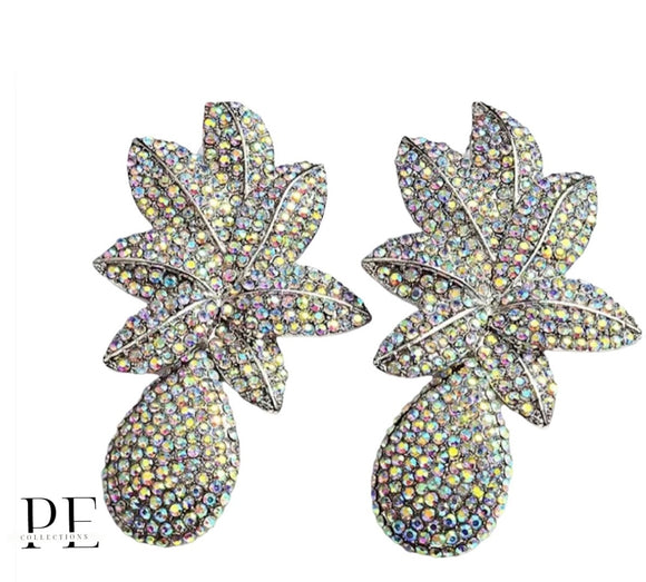 Sparkly Pineapple Earrings
