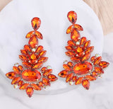 Orange Titanium Earrings