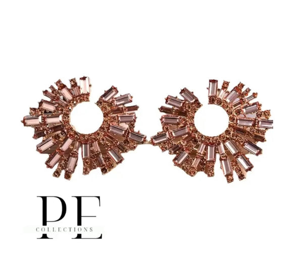 Rose Matrix Earrings