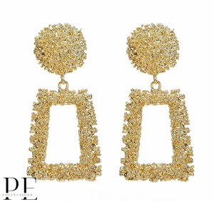 Gold Cleo (Clip-on) Earrings