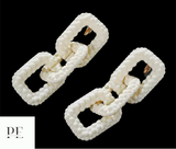White Lolo (Clip-on) Earrings