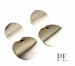 Gold Mocha (Clip-on) Earrings
