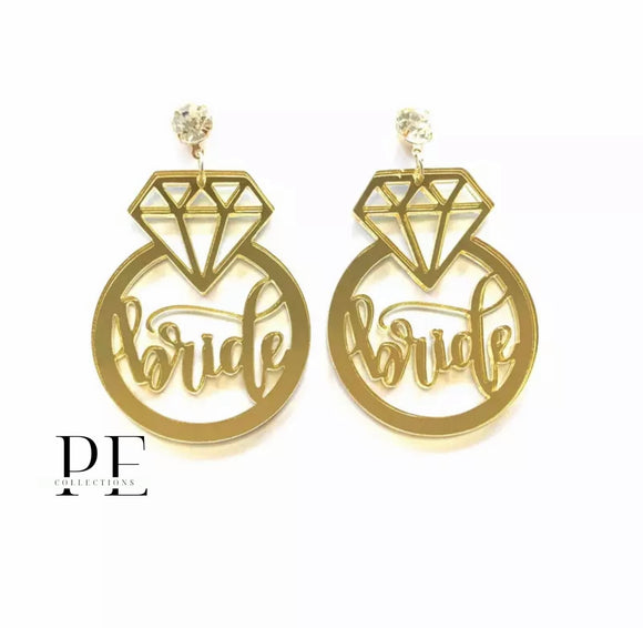 Golden ring Earrings