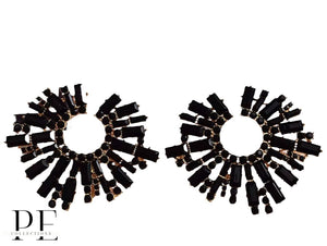 Black Matrix Earrings