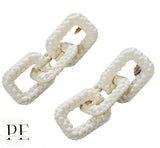 White Lolo (Clip-on) Earrings