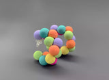 Bubble Gum hoop Earrings