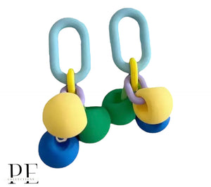 Blue Bubble Gum Earrings