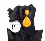 Yellow Banana Earrings