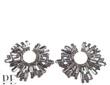 Silver Matrix Earrings
