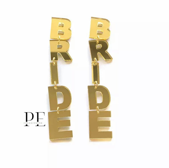 Golden BRIDE Earrings